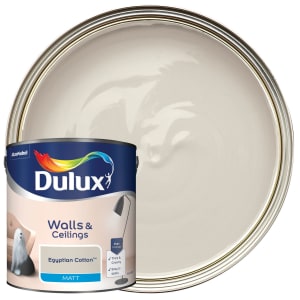 Dulux Matt Emulsion Paint - Egyptian Cotton - 2.5L