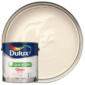 Dulux Quick Dry Gloss Paint - Magnolia - 2.5L