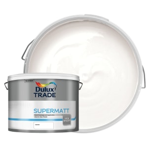 Dulux Trade Supermatt Emulsion Paint - White - 10L