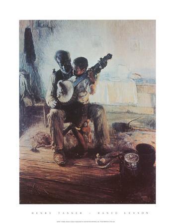Banjo Lesson - Wall Art Print, 11x14 Banjo Lesson - Wall Art Print, 11x14