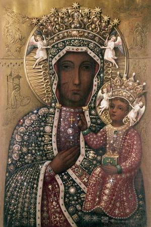 Black Madonna of Czestochowa - Giclee Print, 12x18 Black Madonna of Czestochowa - Giclee Print, 12x18