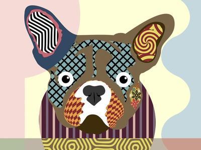 French Bulldog - Giclee Print, 16x12