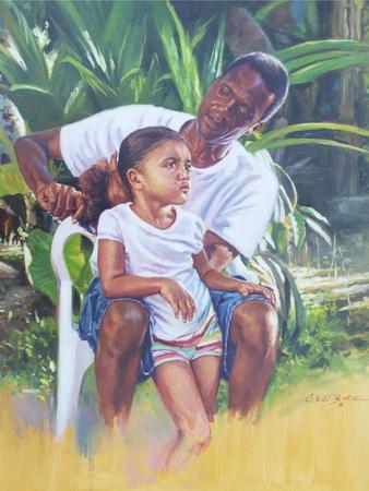 Gentle Brush, 2018, oil on linen - Giclee Print, 12x16