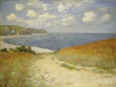 Path in the Wheat at Pourville, 1882 - Giclee Print, 16x12