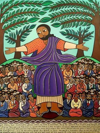 Sermon On The Mount, 2010 - Giclee Print, 12x16 Sermon On The Mount, 2010 - Giclee Print, 12x16