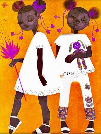 The Petite Twins - Wall Art Print, 12x16