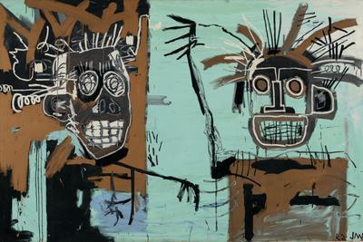 Untitled (Two Heads on Gold) 1982 - Giclee Print, 18x12